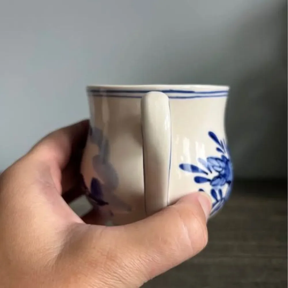 Vintage Blue and White Delft Mug